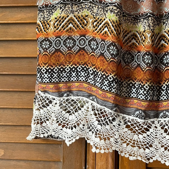 Poetry Black and Orange Patterned Camisole - Picture 2 of 6